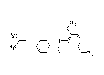 N-(2,5-dimethoxyphenyl)-4-[(2-methyl-2-propen-1-yl)oxy]benzamide - Click Image to Close