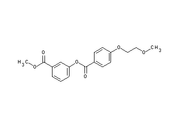 methyl 3-{[4-(2-methoxyethoxy)benzoyl]oxy}benzoate - Click Image to Close