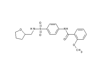2-methoxy-N-(4-{[(tetrahydro-2-furanylmethyl)amino]sulfonyl}phenyl)benzamide - Click Image to Close