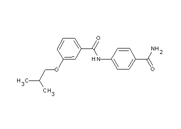 N-[4-(aminocarbonyl)phenyl]-3-isobutoxybenzamide
