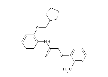 2-(2-methylphenoxy)-N-[2-(tetrahydro-2-furanylmethoxy)phenyl]acetamide - Click Image to Close