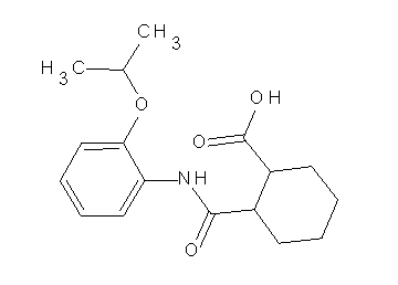 2-{[(2-isopropoxyphenyl)amino]carbonyl}cyclohexanecarboxylic acid - Click Image to Close