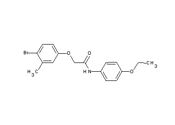 2-(4-bromo-3-methylphenoxy)-N-(4-ethoxyphenyl)acetamide - Click Image to Close