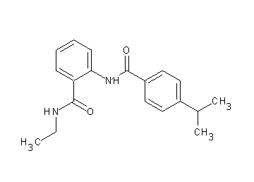 N-ethyl-2-[(4-isopropylbenzoyl)amino]benzamide - Click Image to Close