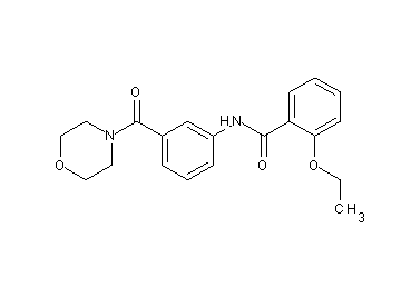 2-ethoxy-N-[3-(4-morpholinylcarbonyl)phenyl]benzamide - Click Image to Close