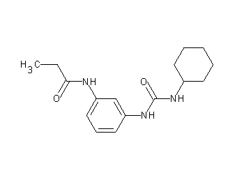 N-(3-{[(cyclohexylamino)carbonyl]amino}phenyl)propanamide - Click Image to Close