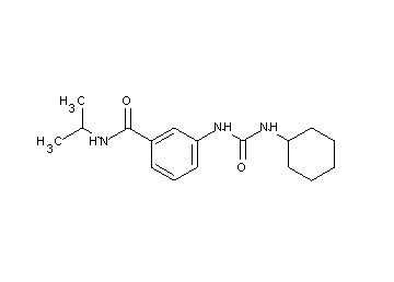3-{[(cyclohexylamino)carbonyl]amino}-N-isopropylbenzamide - Click Image to Close