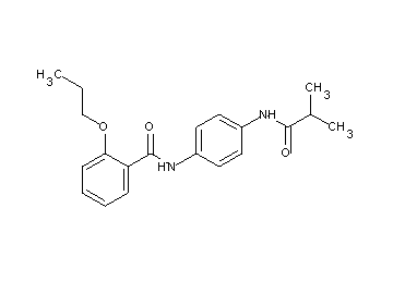 N-[4-(isobutyrylamino)phenyl]-2-propoxybenzamide - Click Image to Close