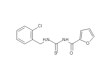 N-{[(2-chlorobenzyl)amino]carbonothioyl}-2-furamide - Click Image to Close
