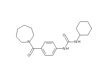 N-[4-(1-azepanylcarbonyl)phenyl]-N'-cyclohexylurea - Click Image to Close
