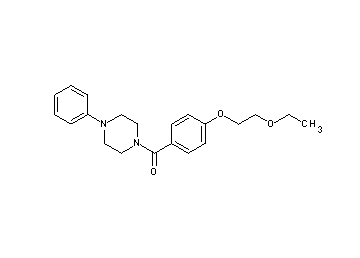 1-[4-(2-ethoxyethoxy)benzoyl]-4-phenylpiperazine - Click Image to Close