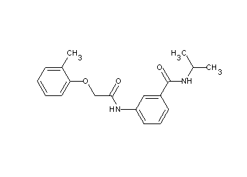 N-isopropyl-3-{[(2-methylphenoxy)acetyl]amino}benzamide - Click Image to Close