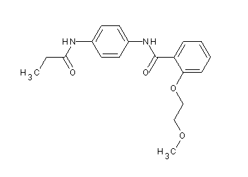 2-(2-methoxyethoxy)-N-[4-(propionylamino)phenyl]benzamide - Click Image to Close