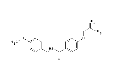 N-(4-methoxybenzyl)-4-[(2-methyl-2-propen-1-yl)oxy]benzamide