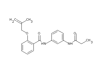 2-[(2-methyl-2-propen-1-yl)oxy]-N-[3-(propionylamino)phenyl]benzamide - Click Image to Close