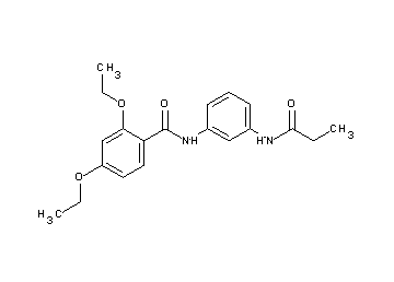 2,4-diethoxy-N-[3-(propionylamino)phenyl]benzamide - Click Image to Close