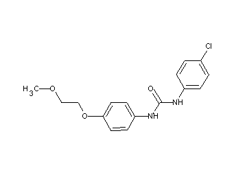 N-(4-chlorophenyl)-N'-[4-(2-methoxyethoxy)phenyl]urea - Click Image to Close