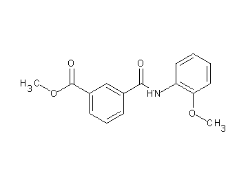 methyl 3-{[(2-methoxyphenyl)amino]carbonyl}benzoate