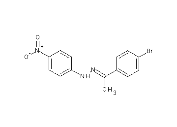 1-[1-(4-bromophenyl)ethylidene]-2-(4-nitrophenyl)hydrazine