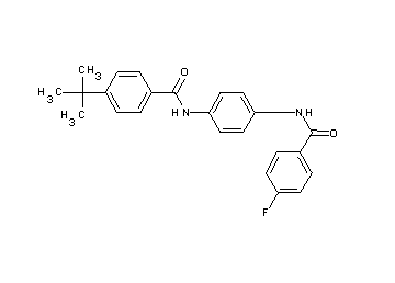 4-tert-butyl-N-{4-[(4-fluorobenzoyl)amino]phenyl}benzamide