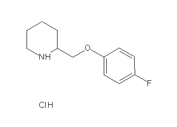 2-[(4-fluorophenoxy)methyl]piperidine hydrochloride