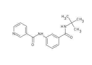 N-{3-[(tert-butylamino)carbonyl]phenyl}nicotinamide