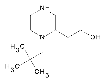 2-[1-(2,2-dimethylpropyl)-2-piperazinyl]ethanol