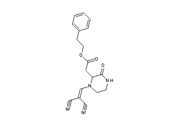 2-phenylethyl [1-(2,2-dicyanovinyl)-3-oxo-2-piperazinyl]acetate - Click Image to Close