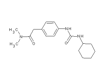 2-(4-{[(cyclohexylamino)carbonyl]amino}phenyl)-N,N-dimethylacetamide