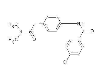 4-chloro-N-{4-[2-(dimethylamino)-2-oxoethyl]phenyl}benzamide - Click Image to Close
