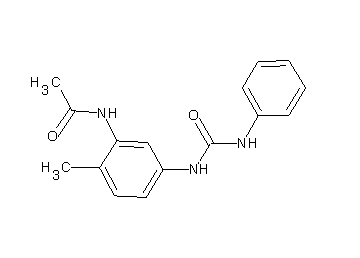 N-{5-[(anilinocarbonyl)amino]-2-methylphenyl}acetamide - Click Image to Close