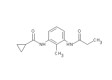 N-[2-methyl-3-(propionylamino)phenyl]cyclopropanecarboxamide - Click Image to Close