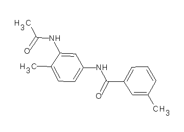 N-[3-(acetylamino)-4-methylphenyl]-3-methylbenzamide - Click Image to Close