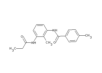 4-methyl-N-[2-methyl-3-(propionylamino)phenyl]benzamide - Click Image to Close