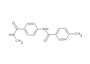 4-methyl-N-{4-[(methylamino)carbonyl]phenyl}benzamide