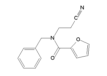 N-benzyl-N-(2-cyanoethyl)-2-furamide - Click Image to Close