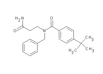 N-(3-amino-3-oxopropyl)-N-benzyl-4-tert-butylbenzamide (non-preferred name) - Click Image to Close