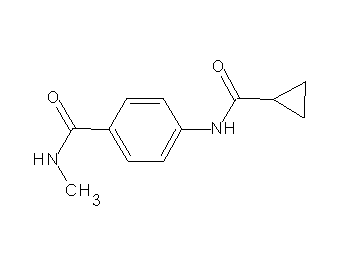 4-[(cyclopropylcarbonyl)amino]-N-methylbenzamide - Click Image to Close