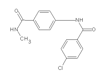4-chloro-N-{4-[(methylamino)carbonyl]phenyl}benzamide - Click Image to Close