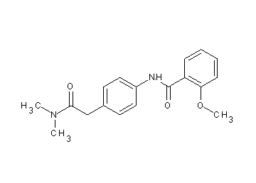 N-{4-[2-(dimethylamino)-2-oxoethyl]phenyl}-2-methoxybenzamide - Click Image to Close