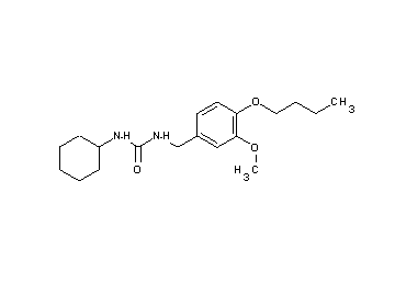 N-(4-butoxy-3-methoxybenzyl)-N'-cyclohexylurea - Click Image to Close