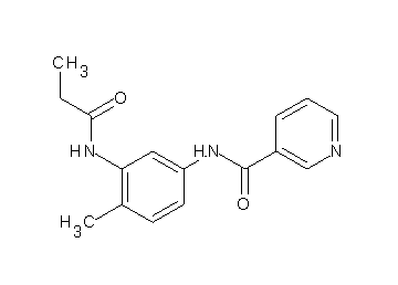 N-[4-methyl-3-(propionylamino)phenyl]nicotinamide - Click Image to Close