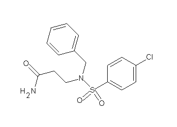 N3-benzyl-N3-[(4-chlorophenyl)sulfonyl]-b-alaninamide - Click Image to Close