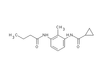 N-[3-(butyrylamino)-2-methylphenyl]cyclopropanecarboxamide - Click Image to Close