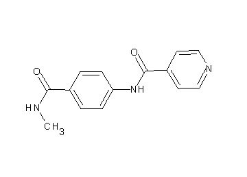 N-{4-[(methylamino)carbonyl]phenyl}isonicotinamide - Click Image to Close
