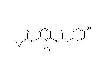 N-[3-({[(4-chlorophenyl)amino]carbonyl}amino)-2-methylphenyl]cyclopropanecarboxamide - Click Image to Close