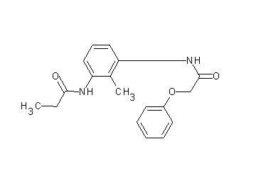 N-{2-methyl-3-[(phenoxyacetyl)amino]phenyl}propanamide - Click Image to Close