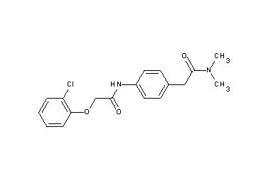 2-(2-chlorophenoxy)-N-{4-[2-(dimethylamino)-2-oxoethyl]phenyl}acetamide - Click Image to Close