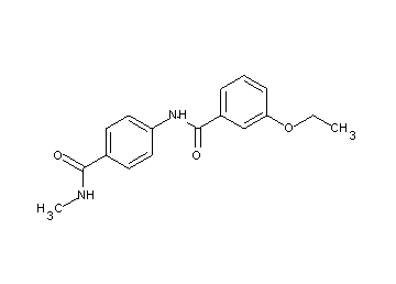 3-ethoxy-N-{4-[(methylamino)carbonyl]phenyl}benzamide - Click Image to Close