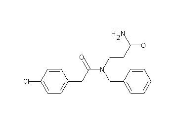 N3-benzyl-N3-[(4-chlorophenyl)acetyl]-b-alaninamide